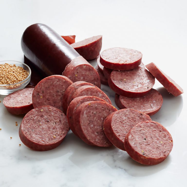 Grass fed Beef Cranberry Maple Summer Sausage - Pettit Pastures